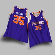 PHOENIX SUNS CAM TRẮNG TÍM| Kevin Durant#35| THƯƠNG MẠI| Thăng hoa hoàn toàn JERSEY