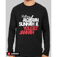 Da 'Wah Distro T-Shirt Men Am05P Follow The Qur' Wah Sunnah