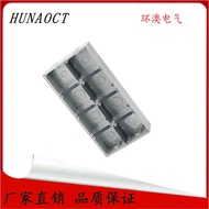 HUNAOCT HUNAOCT PC Material Waterproof 8-Bit Junction Box 56E8 Socket Base Mounting Box Ultraviolet-