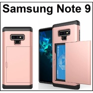 Samsung Galaxy Note 9 Premium Card Slot Case Casing Cover