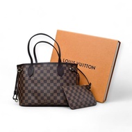 TAS WANITA BNIB LOUIS VUITTON LV NEVERFULL PM DAMIER EBENE ORIGINAL
