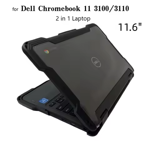 Hard Case for 11.6 Inch Dell Chromebook 3110/3100 (2-in-1) Laptop Cover Shockproof Hard Protective S