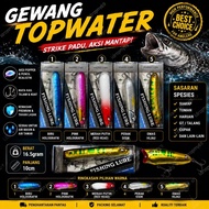 Gewang Topwater Popper 10CM 16.5G Premium Pencil Lure Casting Siakap Toman Haruan GT Air Masin & Air