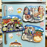 Fridge Decoration Magnet Souvenir Travel Panda Cartoon China Chengdu Chongqing