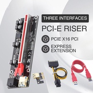 PCI-E ไรเซอร์010S Plus การ์ดจอ,อะแดปเตอร์สายต่อพ่วง PCI Express ไรเซอร์ VER010S Plus PCI-E 1X ถึง16X
