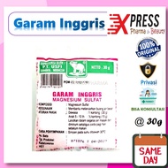 ⚡XPRESS⚡ Garam Inggris Cap Gajah 30 gram magnesium sulfat urus-urus Gadjah Sachet Sulfate
