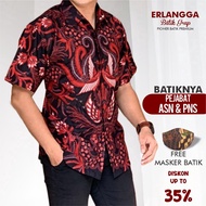 PRIA KEMEJA Men's Batik Shirts Men's Batik Shirts Short Sleeve Batik Shirts Modern Men Batik Shirts Latest Men Batik Tops Adem Smooth Layer Furing Batik Shirts Men Elegant Batik Shirts Distro Quality Batik Tops For Men