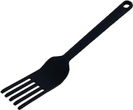 Kuhn Rikon Silicone Whisking Fork with Angled Tips &amp; Flexible Steel Core, Black