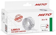Meto Price Gun Labels – Form Print "A consommer jusqu'au" (26 x 16 mm, 2 Lines, 6,000 Price Labels,