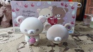 san-x  小白熊Korilakkuma+茶小熊Chairoikoguma 植絨立體公仔