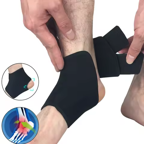 1Pcs Ankle Brace Provides Ankle Foot Support for Sports Training Injury Rehab Arthritis Ankle Wrap C