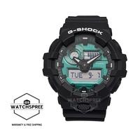Casio G-Shock Midnight Green GA-700 Lineup Black Resin Band Watch GA700MG-1A GA-700MG-1A