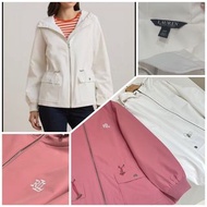 Polo Ralph Lauren 女裝正品 💥限量優惠💥 高密度防風防潑水長袖外套 不易皺  出口原廠 (官網售HK$2900) 👉 白色/粉紅色 S-XL碼