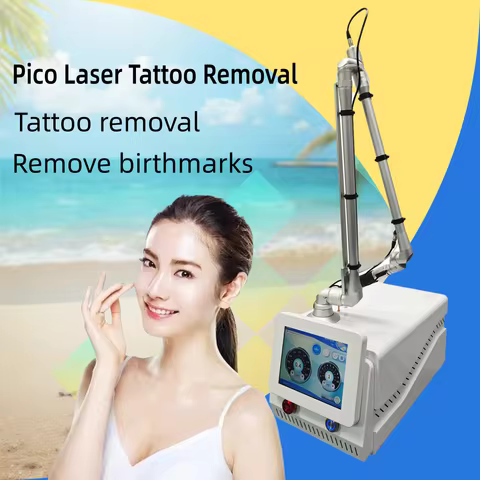 Ultra-Picosecond Laser Tattoo Removal Machine 1064nm 755nm Photomechanical Effect Skin Rejuvenation 