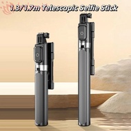 [COD] Telescopic Selfie Stick, 1.3/1.7 M Tripod Bluetooth Selfie Stick, Extension Pole Portable Hand