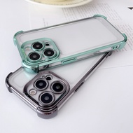 PLATING CLEAR CASE FOR TECNO SPARK 10 10C 20 20C 40C GO 1 1S 2 2024 POP 8 ITEL P55 4G