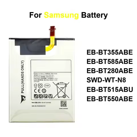 EB-BT550ABE EB-BT355ABE EB-BT515ABU 4000-7800Mah For Samsung Galaxy Tab A T290 T295 7.0 8.0 9.7 10.1