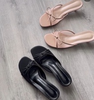 [พร้อมส่ง] WEAR.SOUL #S601-Mini Bow Low Heels