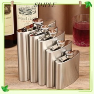 SIMPLESHOP Liquor Flask Leakproof Alcohol Wine Drinkware Whiskey Holder