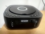 Aiwa 無線充電 鬧鐘 收音機 CD 播放器