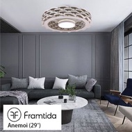 Framtida - Framtida 英國品牌 風扇燈 LED Ceiling Fan Anemoi 29"(White) 吊扇燈 無葉風扇 LED Ceiling Fan