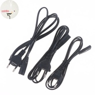 XOITU 1/3/5Pcs 2 Prong Extension Cord EU Power Cable C7 Figure 8 Euro Power Cord For TV Monitor Powe