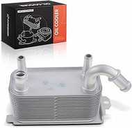 A-Premium Engine Oil Cooler Compatible with Volvo XC60 2010-2013 S60 2011 XC70 2008-2011 S80 2008-20