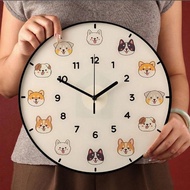 2025 Cute Fun Cartoon Cat Clock Pence Silent Quartz Wall Clock Household Children Simple Creative Li