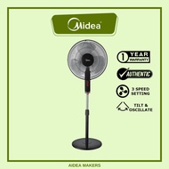 Midea Oscillation Stand Fan, 16 inches, MS608B