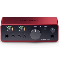 Focusrite Scarlett Solo 4th Gen USB Audio Interface