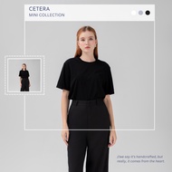 Cetera plain black t-shirt