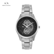 Armani Exchange Male's Dante Analog Watches (AX1873 )-Quartz, Silver Case, 42 MM Round Dial,Silver S