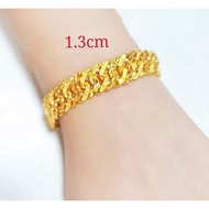 Bangkok Gold Thin Centipede Hand Chain bracelet