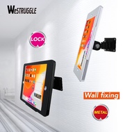 Tablet Wall Mount Bracket with fold for iPad 10.2-Inch (9th,8th,7th Gen.), Extend Adjustable Arm Swi