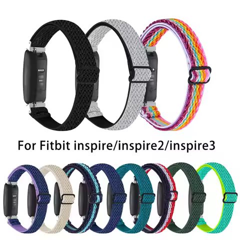 Nylon Elastic Band for Fitbit Inspire 2 /Ace 3 2 Smart Watch Adjustable Bracelet Strap for Fitbit In