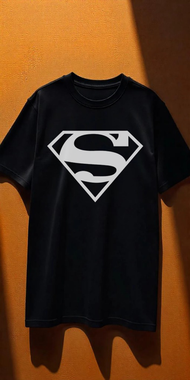 Black Superman T-Shirt – Power Style and Attitude