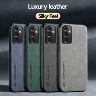 Case samsung Galaxy a55 5g Ori Luxury Leather Back Cover Silky Feel Soft Touch Casing samsung a55 5g