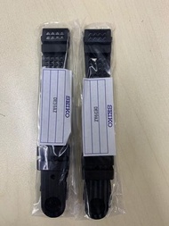 Seiko 原裝 精工 大mm 窩釘 膠錶帶 20mm