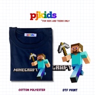 M. I. N. E. C. R. A. F. T. 2 || CHARACTERS TSHIRT II KIDS 2-10 Y/O TEENS 10-17 Y/0 II PJKIDS