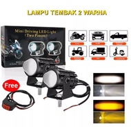 2 Color mini Led laser Shooting Light - mini laser Gun Foglamp Spotlight/mini laser shooting light/m