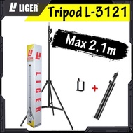 Liger L-3121 Portable 210cm Full Iron Tripod Photography Light Stand-Gadgetin.id1