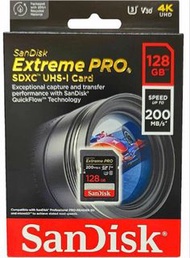 Sandisk SD Extreme Pro 200MB/s (SDSDXXD-128G) Flash Memory Card 128GB