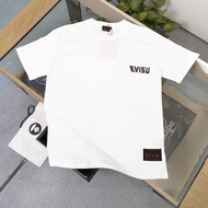 EVISU/God of Fortune 2026 Classic Round Neck Short-Sleeved T-Shirt Men Women Original Design Bottomi