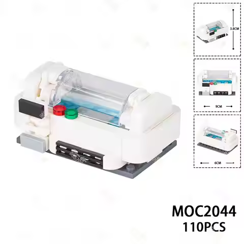 Sci-Fi Space War Movie Bacta Tank MOC Building Blocks Creative DIY Medical Tools Assemble Brick Puzz