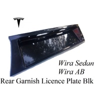 Proton Wira License / Number Plate Garnish Rear BLACK WIRA SEDAN CHROME WIRA SEDAN