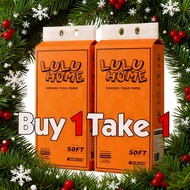 LULU HOME Facial Tissue Paper 4 Ply Large Size Soft & Smooth Toilet paper Christmas