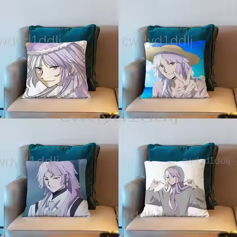 S-Sigma BSD B-Bungo Stray Dogs Pillow Case Short Plush Sofa Decorative Gift Home Double-sided Printi