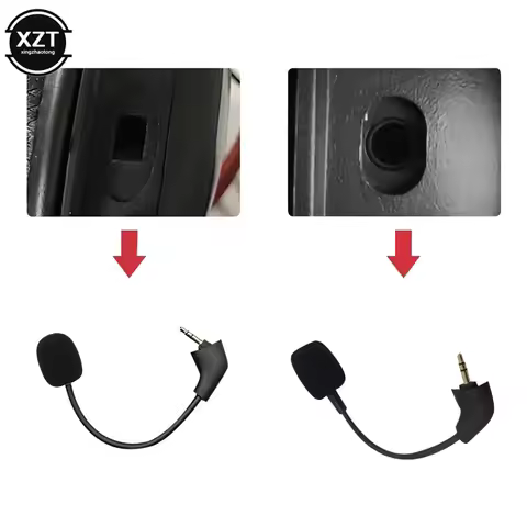 Detachable microphone 3.5 mm microphone for Kingston HyperX Cloud 2 II X Core Pro Silver Cloudx Alph