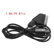 1.8M/6FT Scart Cable AV TV Video For SNES Game cube N64 NGC Console