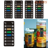 CLEOES 5Pcs Digital Fish Tank Thermometer, 4-36 0-50 Dual Scale Aquarium Number Sticky, Convenient S
